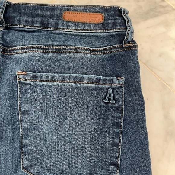ARTICLES OF SOCIETY mid rise raw edge hem skinny cropped jeans size 26 - Picture 6 of 10